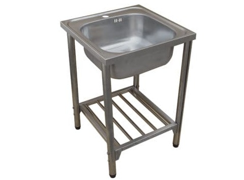 Chậu rửa bát 1 hố kèm chân đế Karat KK-02-010H-63