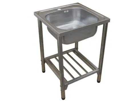 Chậu rửa bát 1 hố kèm chân đế Karat KK-02-010H-63