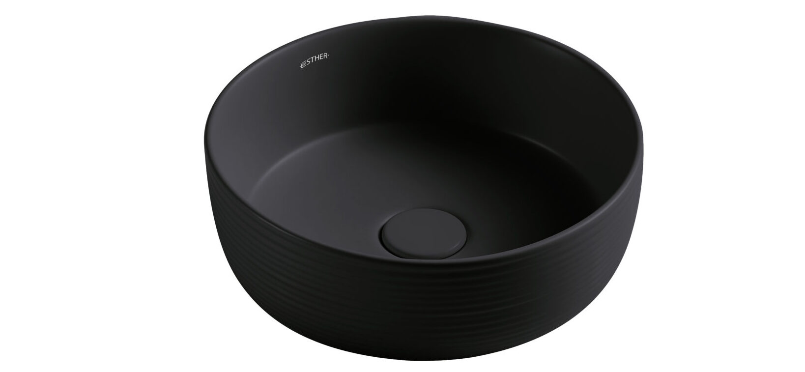 Chậu rửa lavabo đặt bàn màu đen Karat ECW-02-200-55