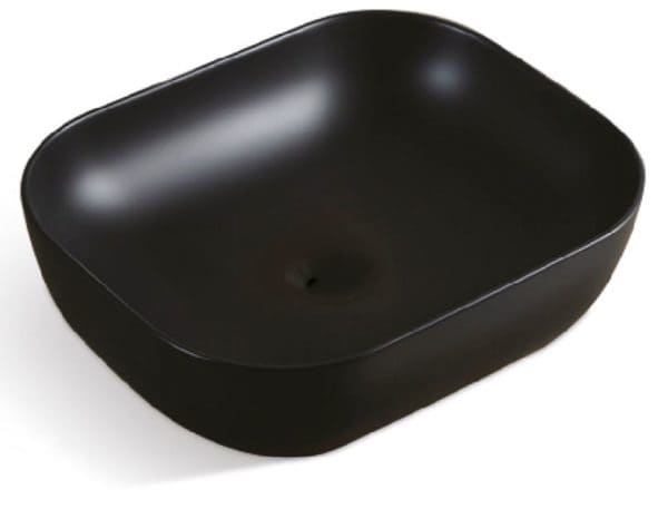 Chậu rửa lavabo đặt bàn màu đen Karat ECW-02-210-55