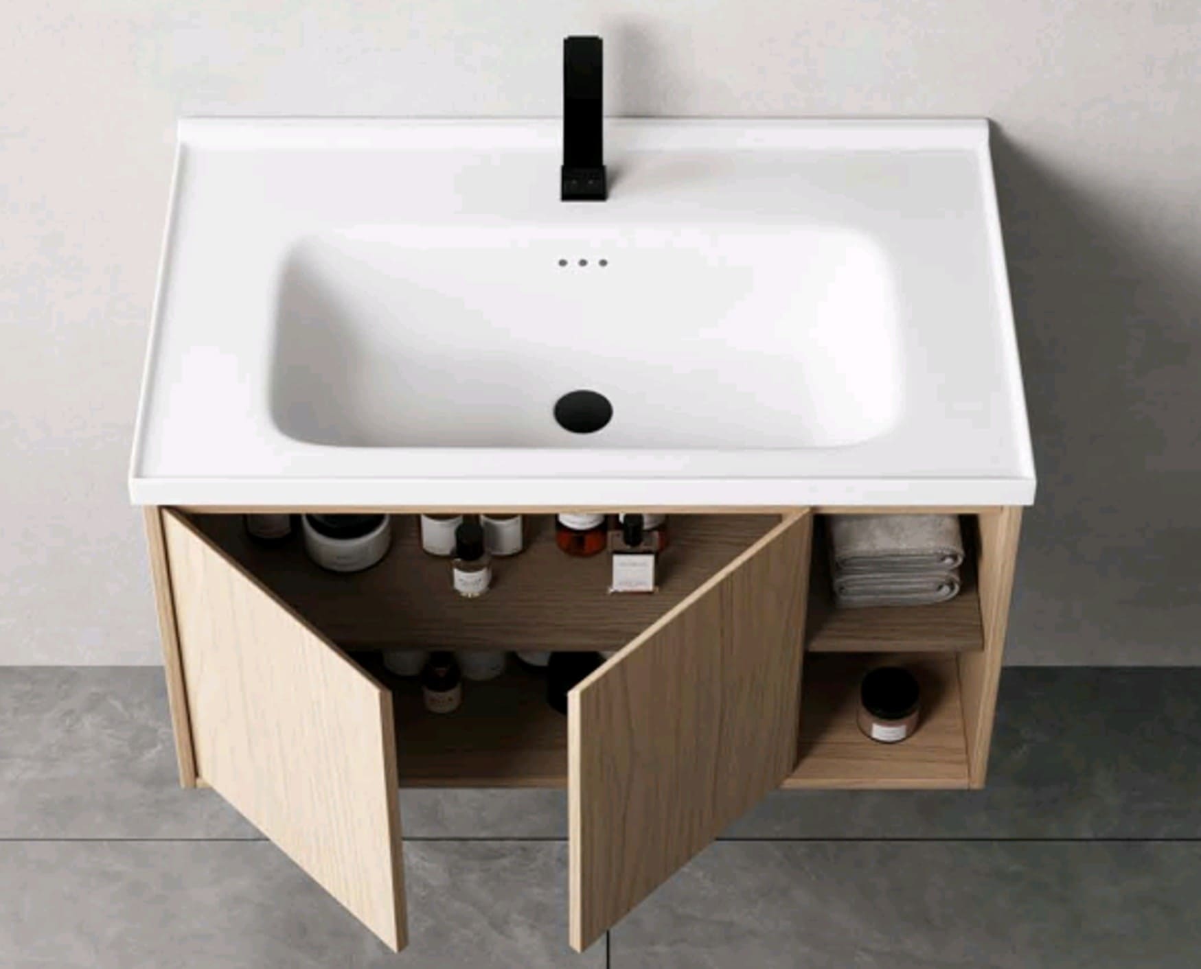 Tủ chậu lavabo treo tường Karat EWB-02-013-03-67