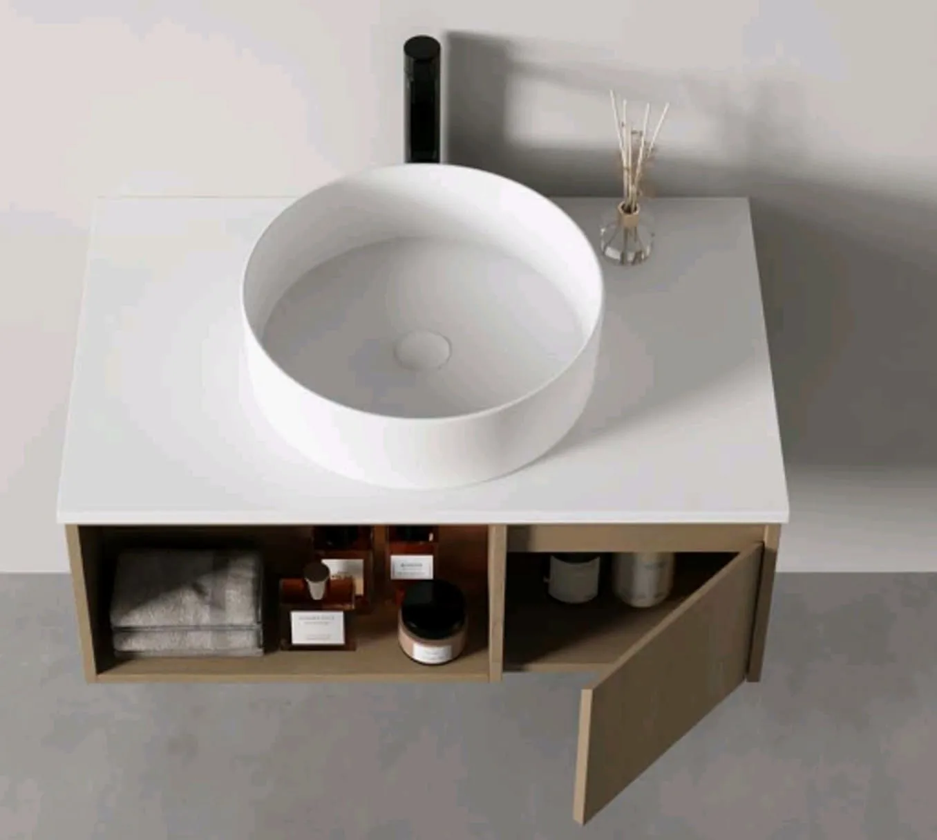 Tủ chậu lavabo treo tường Karat EWB-02-014-03-66