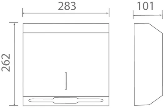 Bản vẽ kỹ thuật giỏ giấy Techbath T1705.02