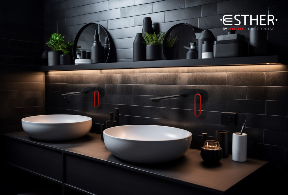 Vòi chậu rửa âm tường cao cấp Karat EF-05-640-55