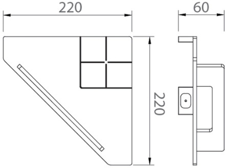 Bản vẽ giá đề đồ Techbath T1114.01