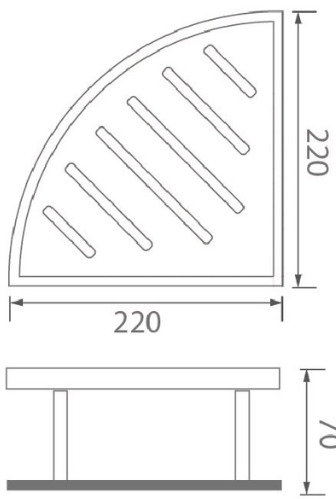 Bản vẽ giá đề đồ Techbath T1314.01