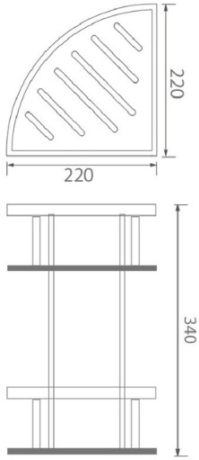 Bản vẽ giá đề đồ Techbath T1314.02