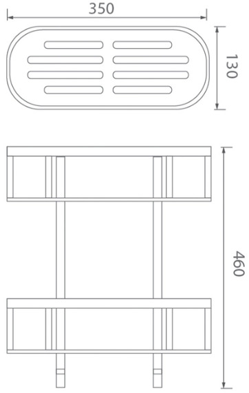 Bản vẽ giá đề đồ Techbath T1514.02