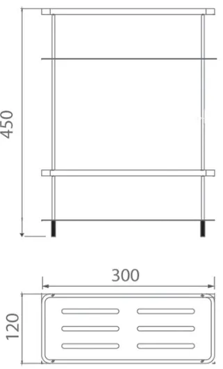 Bản vẽ giá đề đồ Techbath T1514.15