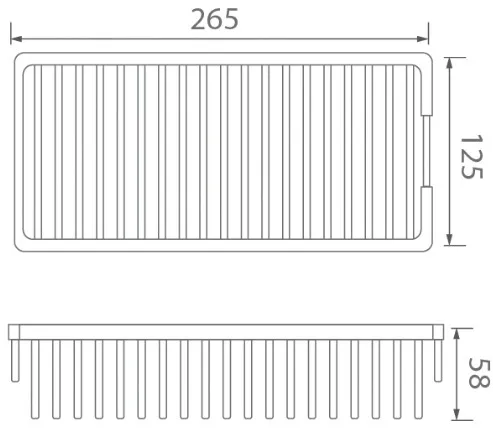 Bản vẽ giá đề đồ Techbath T1614.02