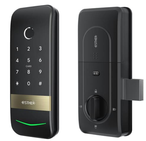 Chốt cửa điện tử Esther với hệ thống TUYA Karat EAE-01-212-55
