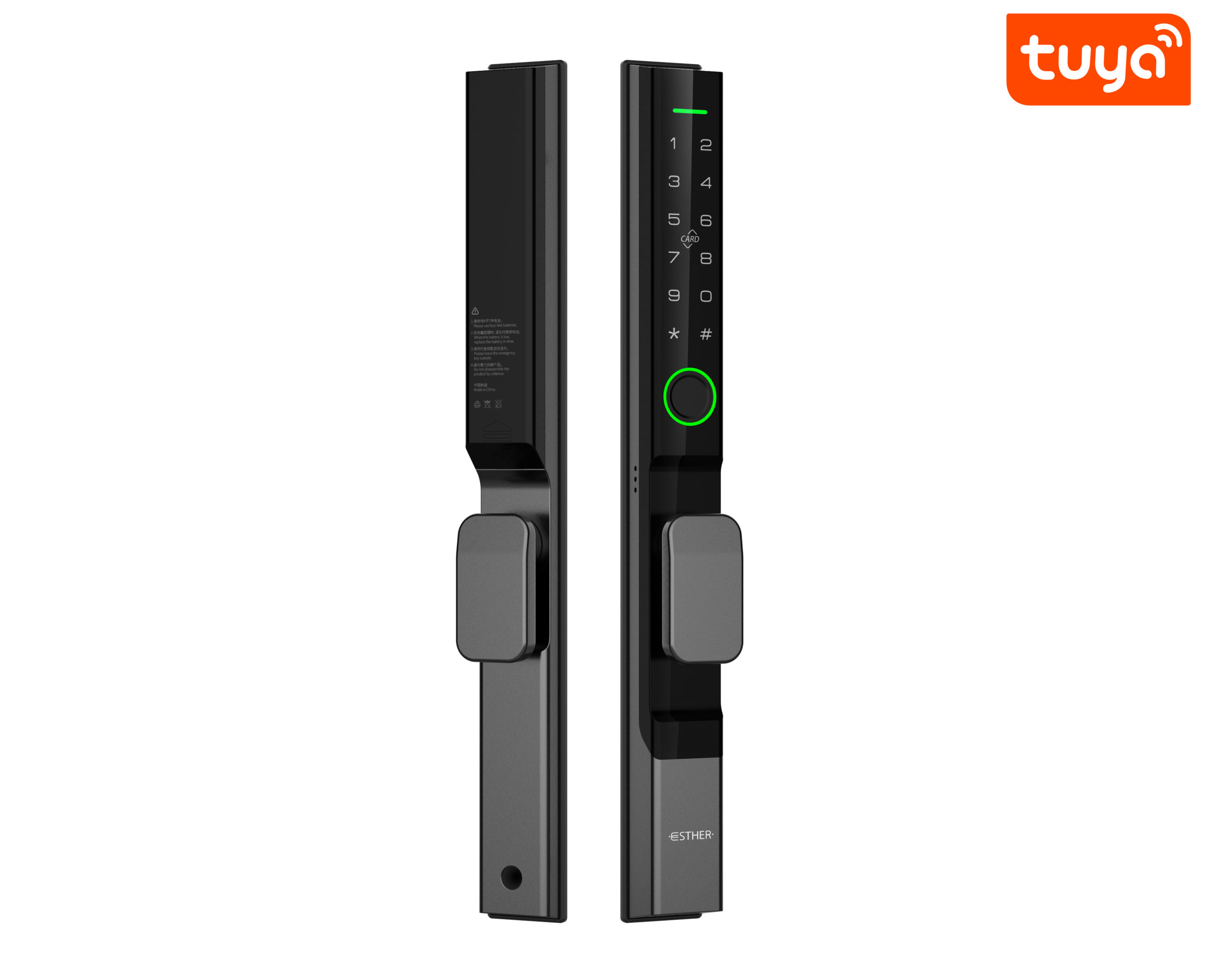 Khóa cửa điện tử với hệ thống TUYA Karat EAE-08-330-55