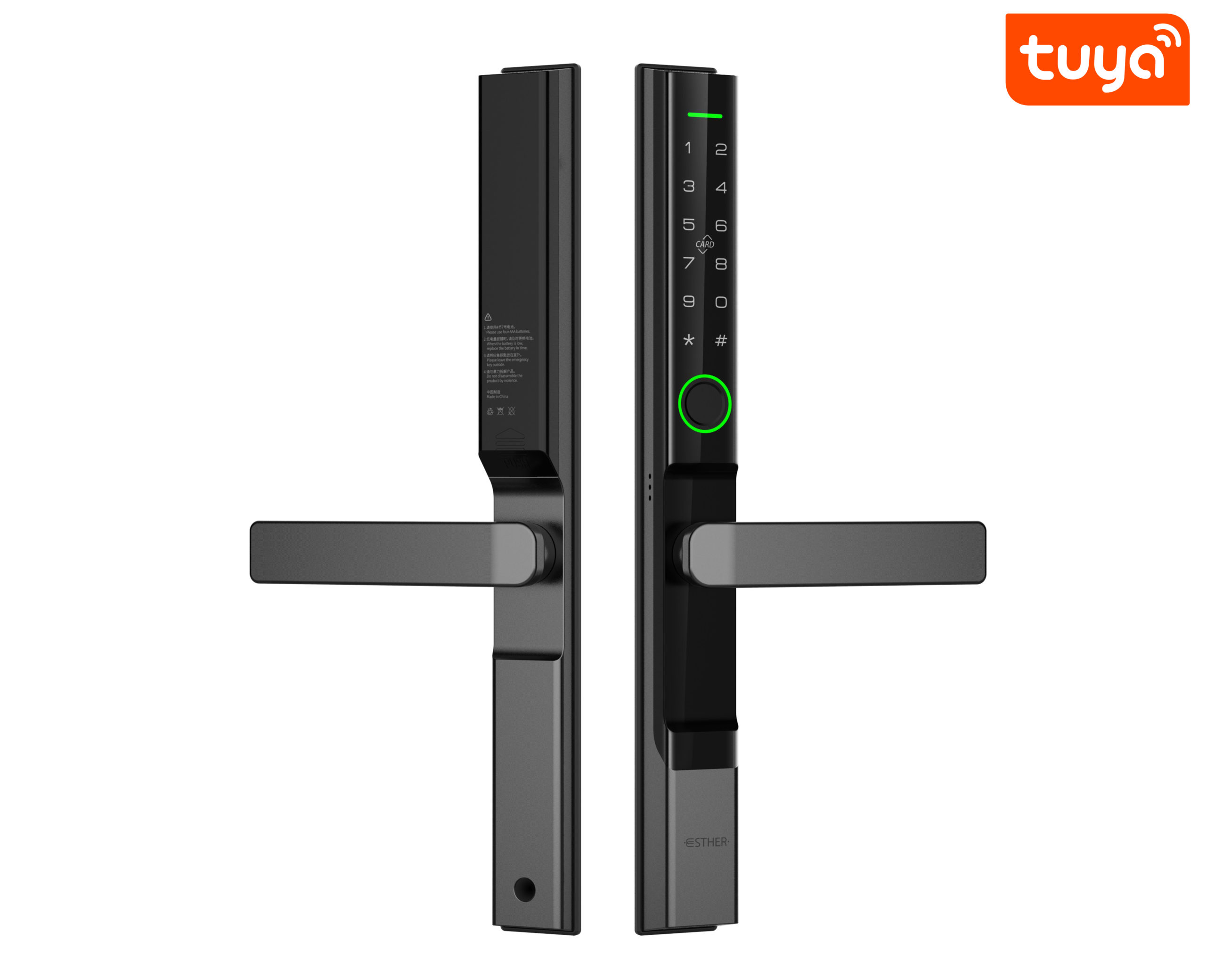 Khóa cửa điện tử với hệ thống TUYA Karat EAE-08-432-55