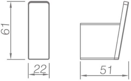 Bản vẽ móc treo quần áo Techbath T1103.01