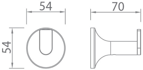 Bản vẽ móc treo quần áo Techbath T1103.09