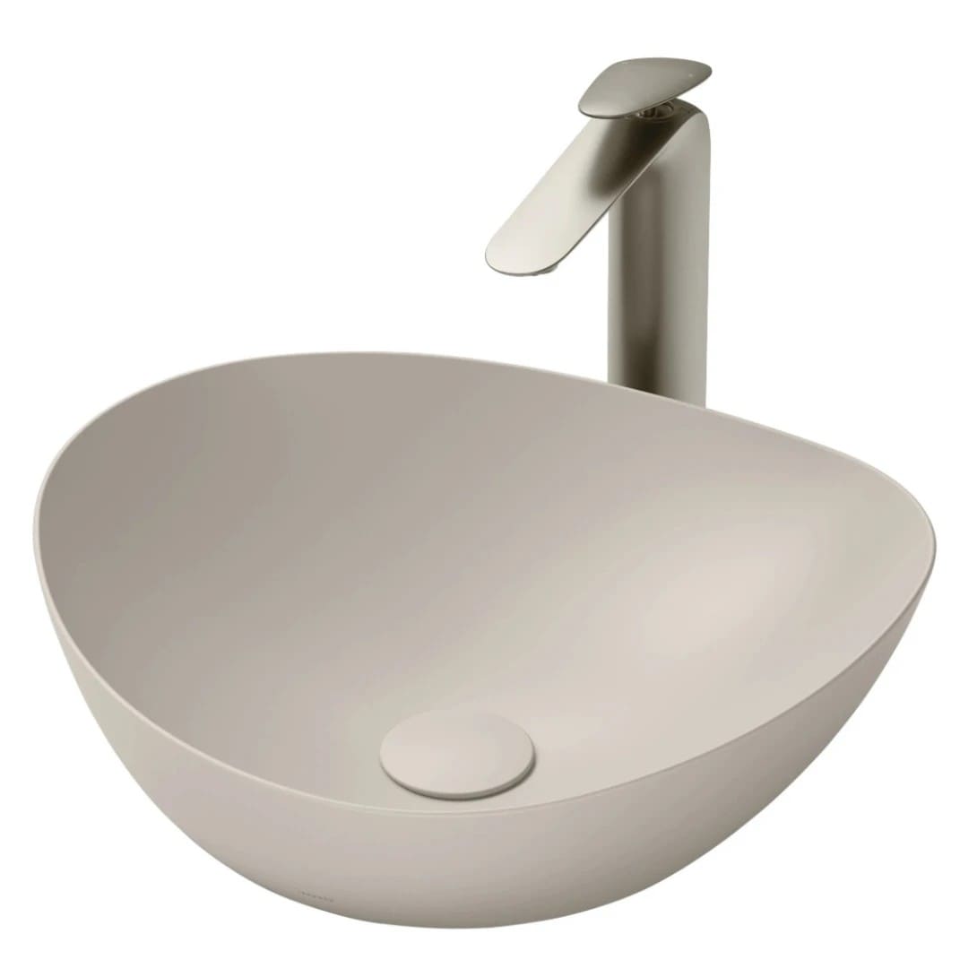 Chậu Rửa Lavabo đặt bàn màu be TOTO LT4704G19#MBE