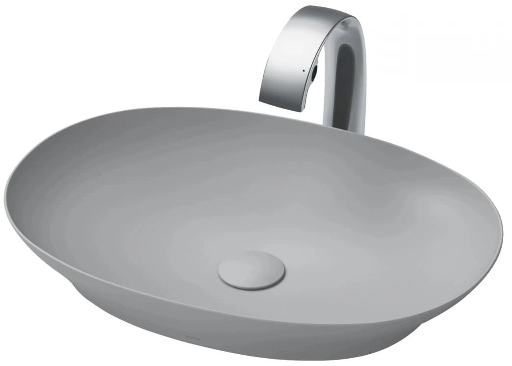 Chậu Rửa Lavabo đặt bàn màu xám TOTO LT4706#MGR