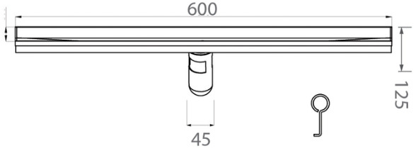 Bản vẽ ga thoát sàn Techbath T1921.10