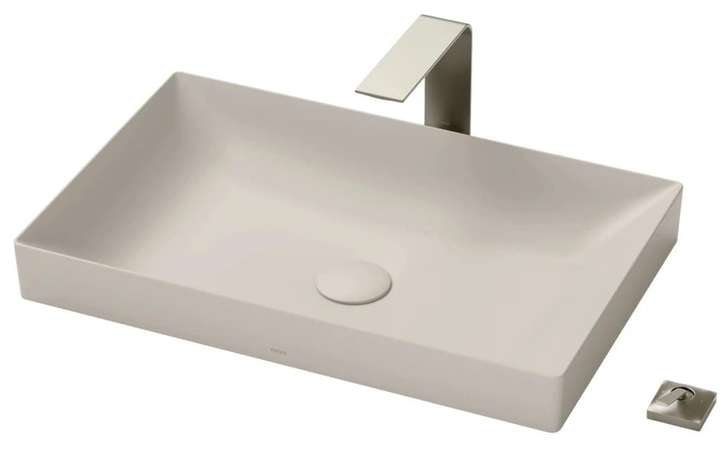 Chậu Rửa Lavabo đặt bàn màu beTOTO LT4716G19#MBE 