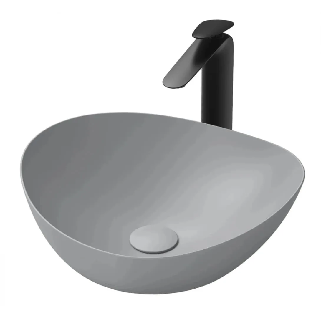 Chậu Rửa Lavabo đặt bàn màu xám TOTO LT4704G19#MGR
