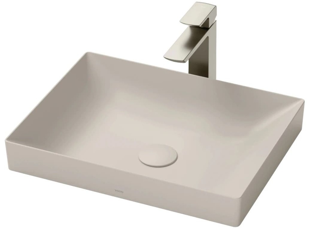 Chậu Rửa Lavabo đặt bàn màu be TOTO LT4715G19#MBE