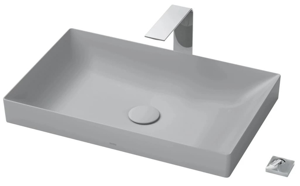 Chậu Rửa Lavabo đặt bàn màu xám TOTO LT4716G19#MGR