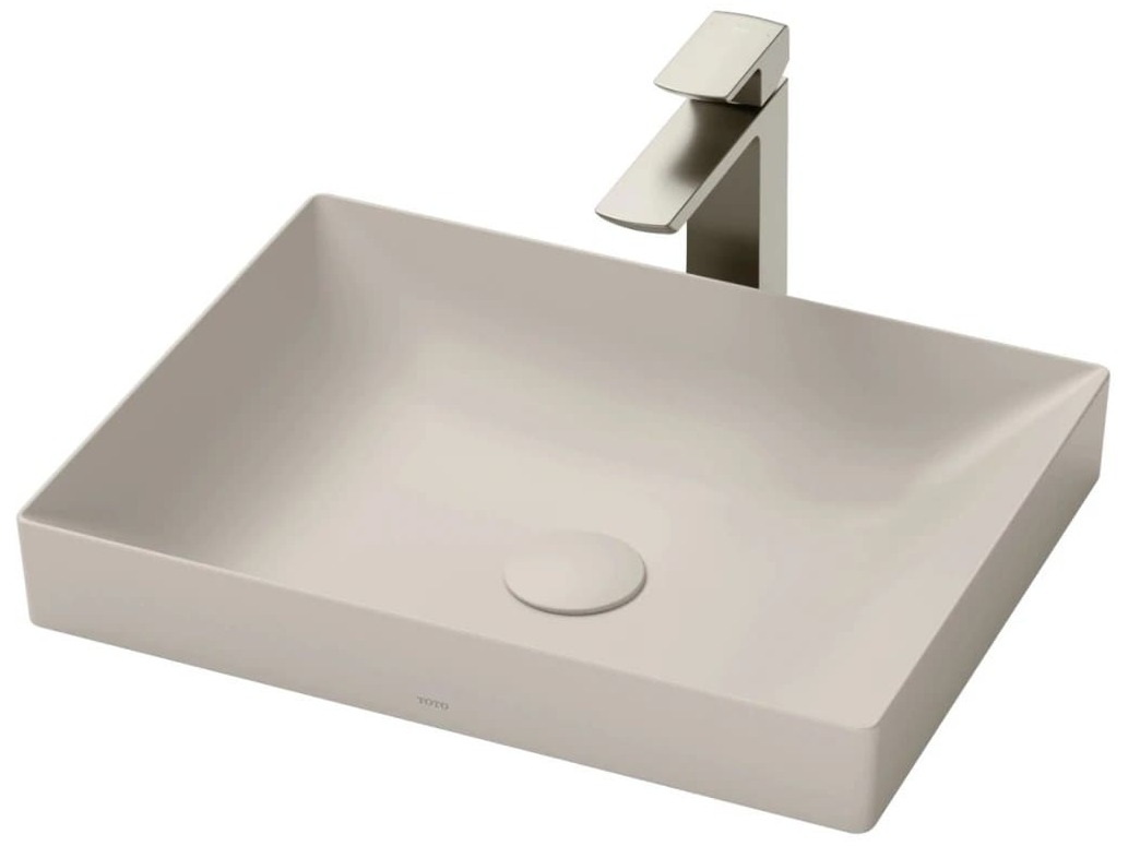 Chậu Rửa Lavabo đặt bàn màu be TOTO LT4715G17#MBE