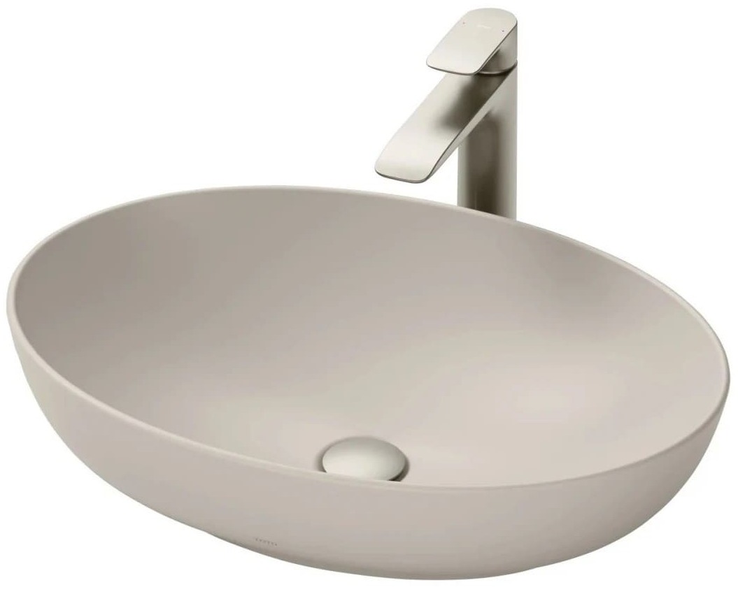 Chậu Rửa Lavabo đặt bàn màu be TOTO LT1705#MBE