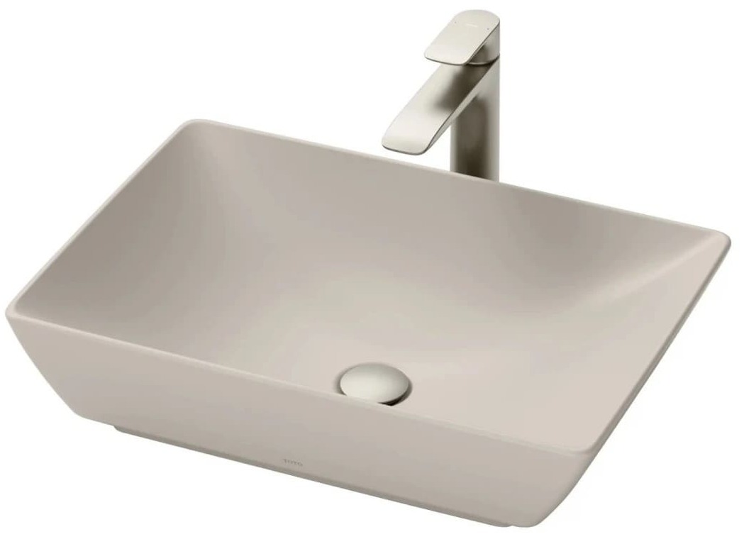 Chậu Rửa Lavabo đặt bàn màu be TOTO LT1735#MBE