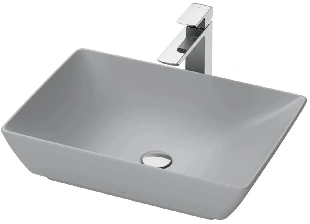 Chậu Rửa Lavabo đặt bàn màu đen mờ TOTO LT1735#MGR 