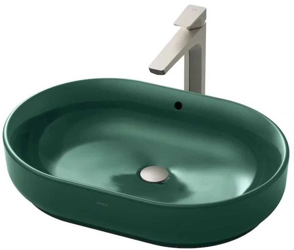 Chậu Rửa Lavabo đặt bàn màu xanh TOTO LW896JW/F#FRG