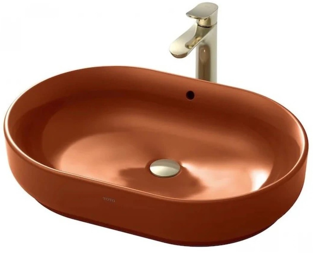 Chậu Rửa Lavabo đặt bàn màu đỏ TOTO LW896JW/F#SCR