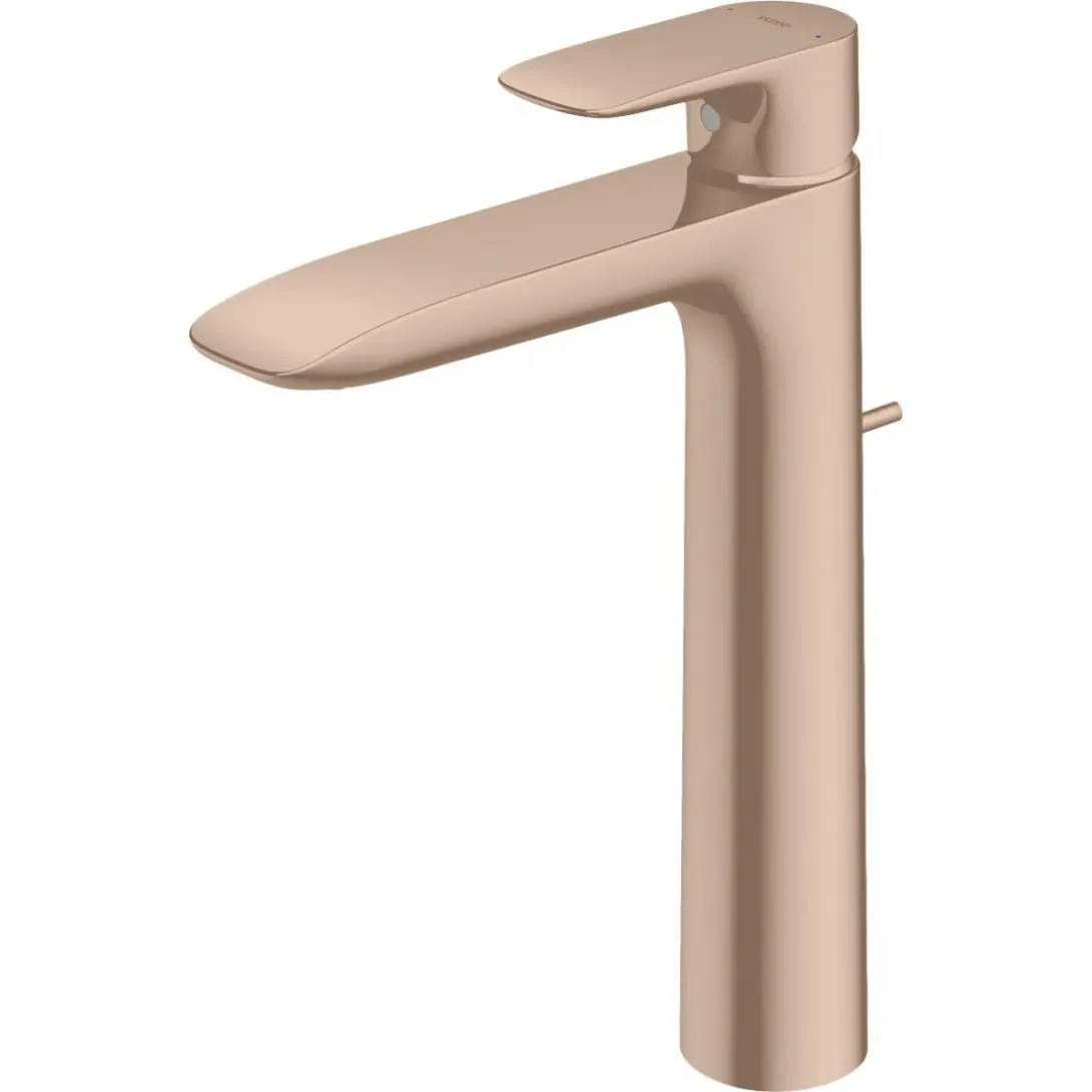 Vòi Lavabo nóng lạnh cổ cao màu hồng TOTO TLG04307B#BRG