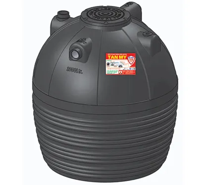 Bể phốt nhựa tự hoại Tân Mỹ 2500l đứng