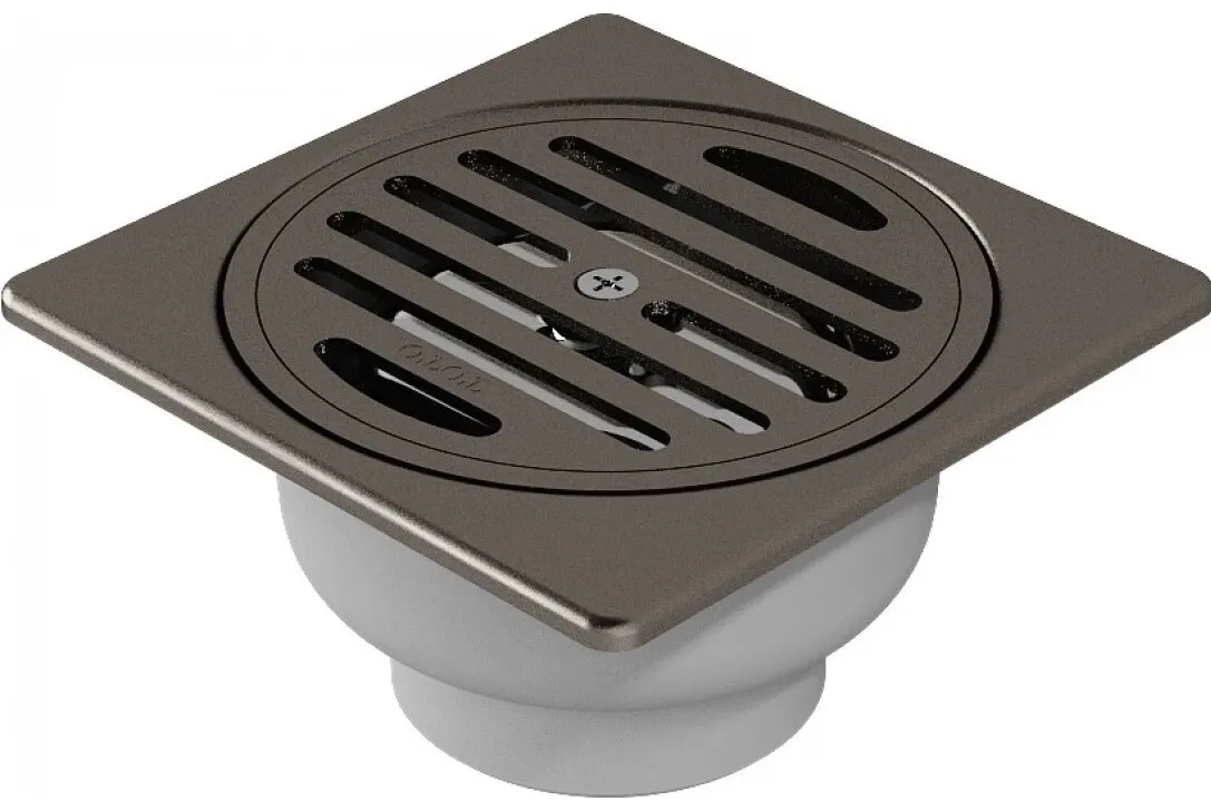 Phểu Thoát Sàn Màu Xám Than Chì Mờ 115x115mm Ø60 TOTO TX1DB#BGP