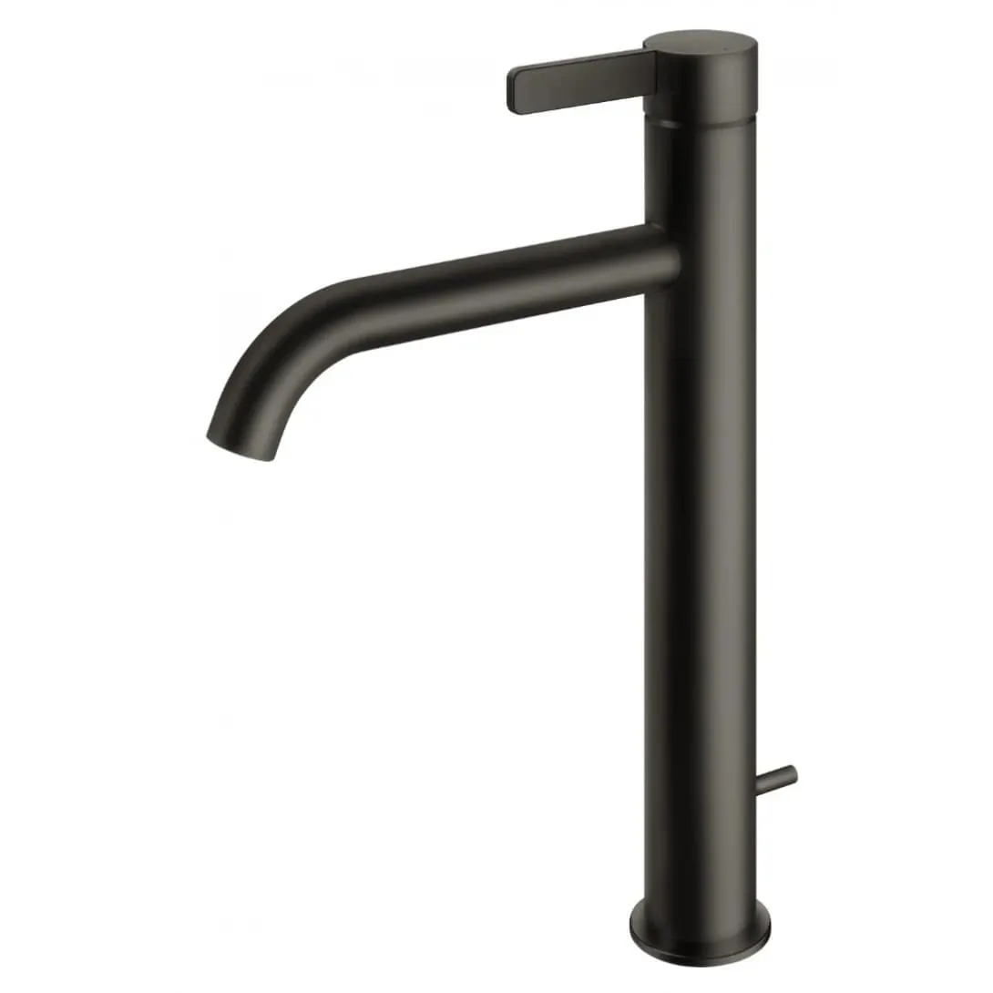 Vòi Lavabo nóng lạnh cổ cao màu đen mờ TOTO TLG11305B#MBL