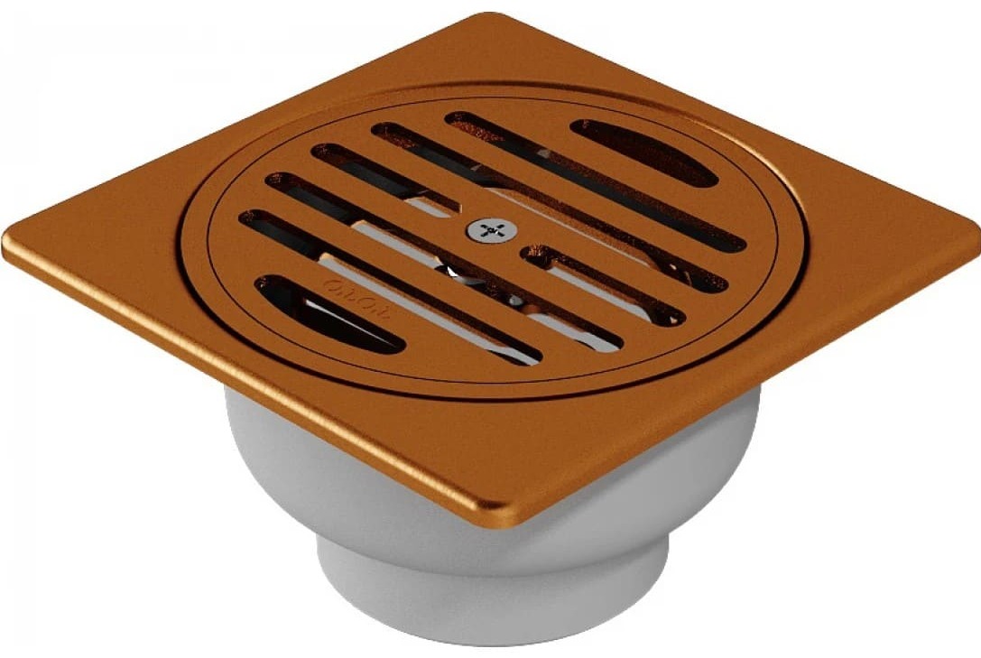 Phểu Thoát Sàn Màu Vàng Hồng 115x115mm Ø60 TOTO TX1DB#BRG