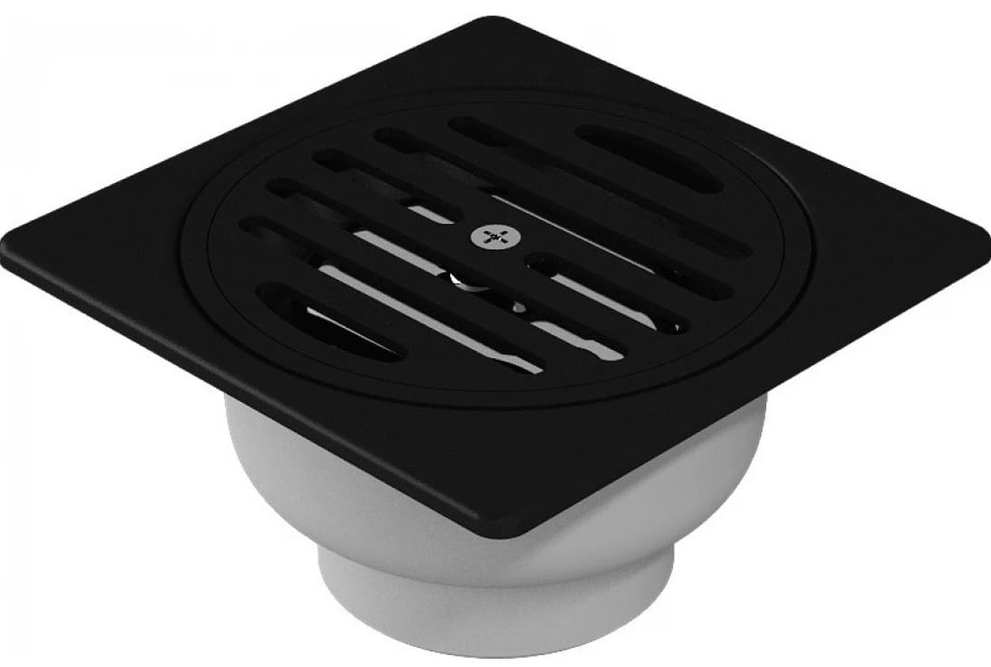 Phểu Thoát Sàn Màu Đen 115x115mm Ø60 TOTO TX1DB#MB