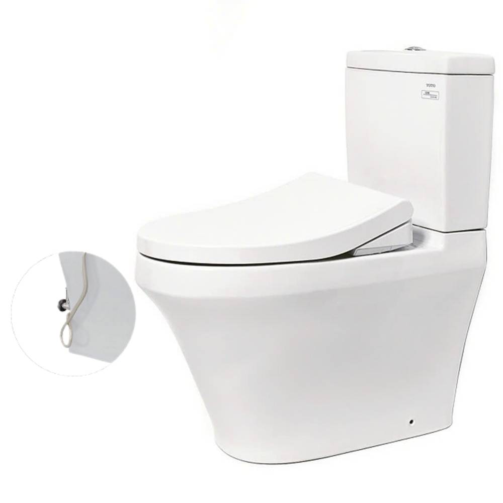 Bồn cầu 1 khối TOTO CS945PDE4 nắp cơ Ecowasher TCW1211A 