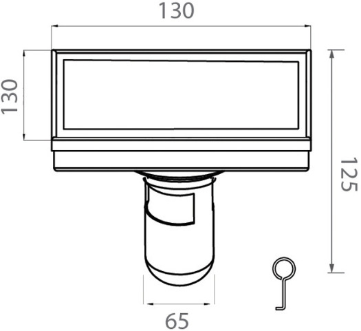 Bản vẽ ga thoát sàn Techbath T1921.05