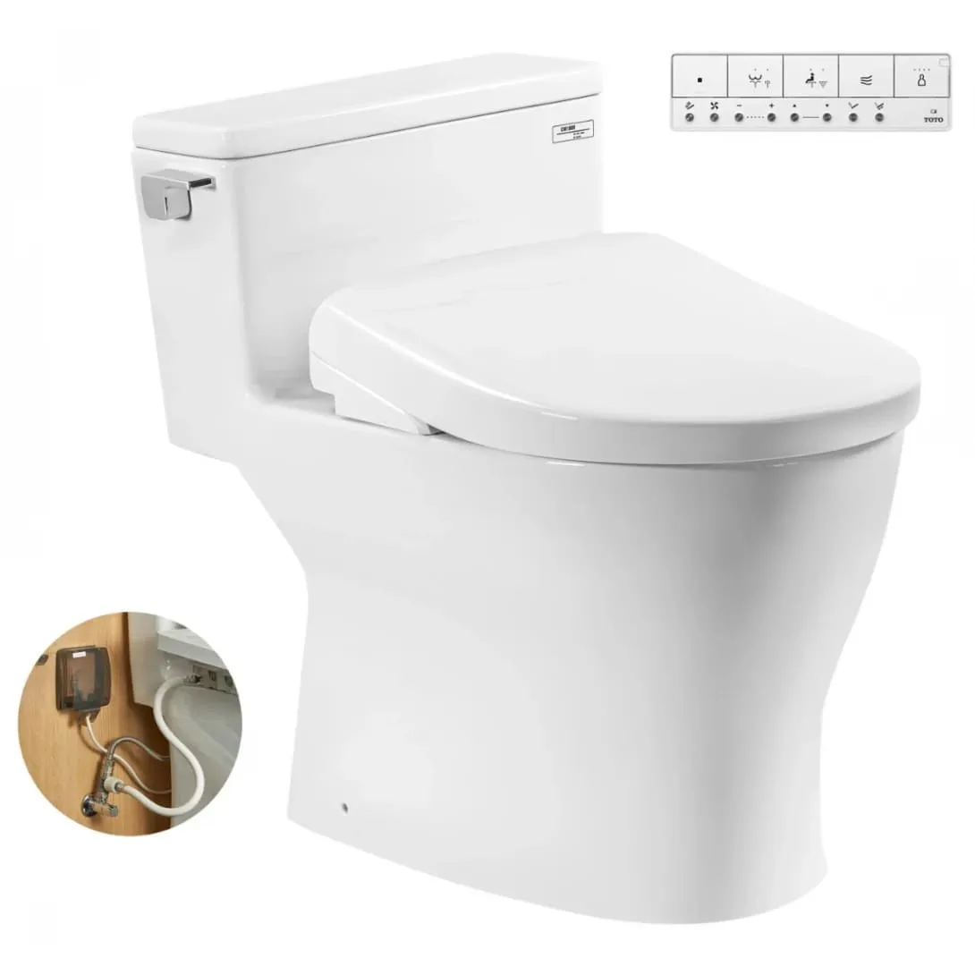 Bồn Cầu Điện Tử TOTO MS188VKW23 Nắp Washlet TCF47360GAA S7