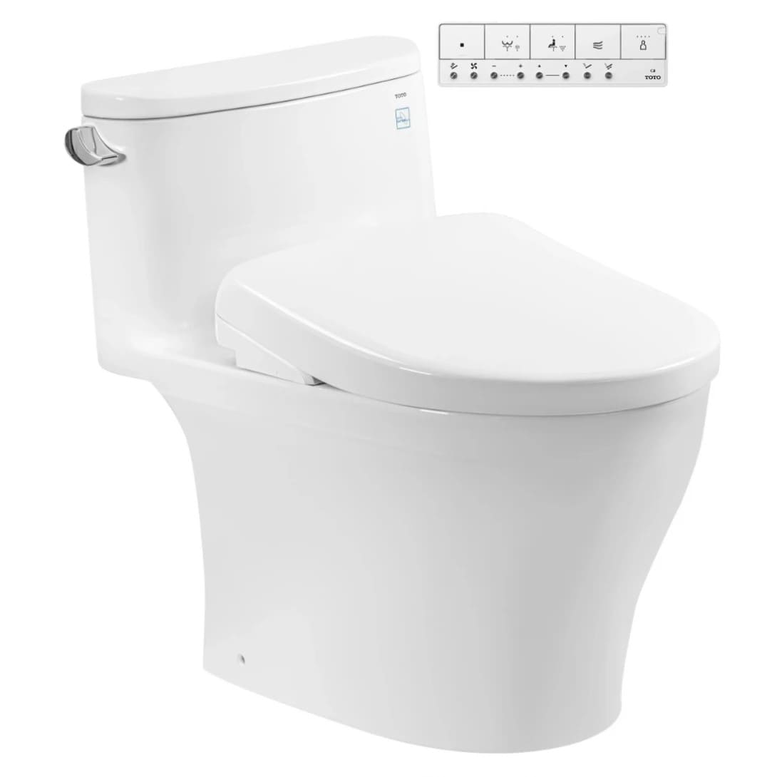 Bồn Cầu Điện Tử TOTO MS887CRW23 Nắp Washlet TCF47360GAA S7