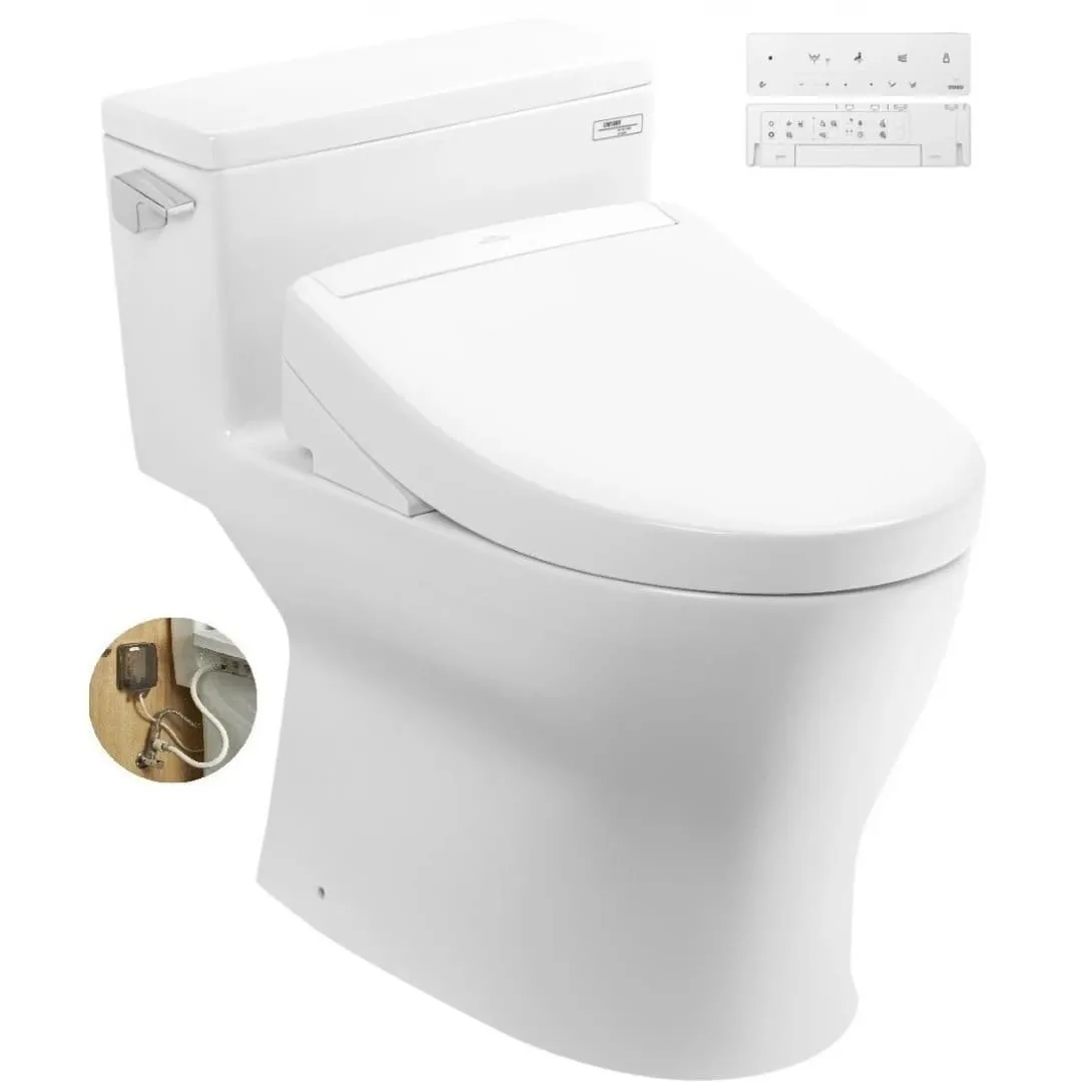 Bồn Cầu Điện Tử TOTO MS188VKW25 Nắp Washlet TCF34461GAA S5