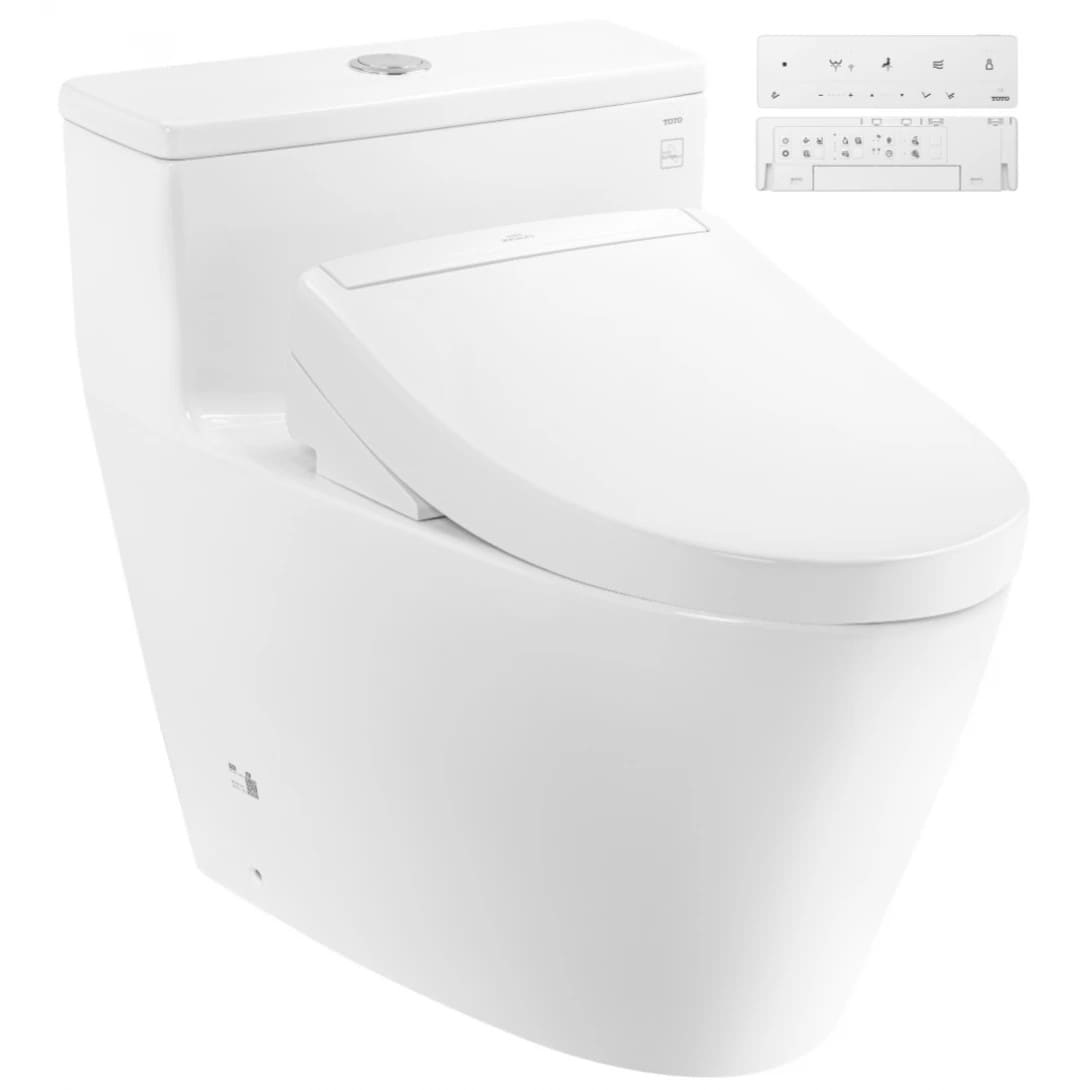 Bồn Cầu Điện Tử TOTO MS625CDW25#XW Nắp Rửa Washlet TCF34461GAA S5 Giấu Dây