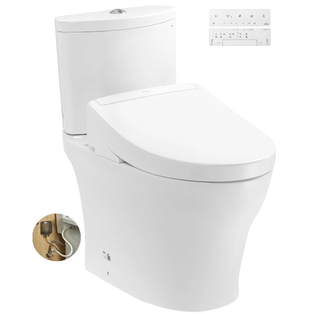 Bồn Cầu Điện Tử TOTO CS838DW25 Nắp Washlet TCF34461GAA Dòng S5