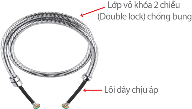 Dây vòi xịt vệ sinh Techbath DM.01