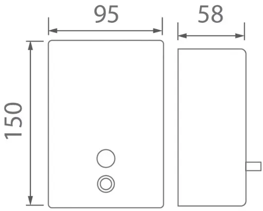 Bản vẽ bình xà phòng Techbath T1216.01