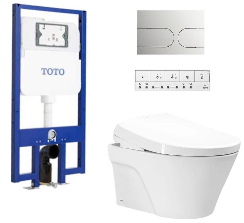 Bồn cầu nắp điện tử S7 TOTO CW822REA/TCF47360GAA/WH172AT/TCA465/MB175M#SS