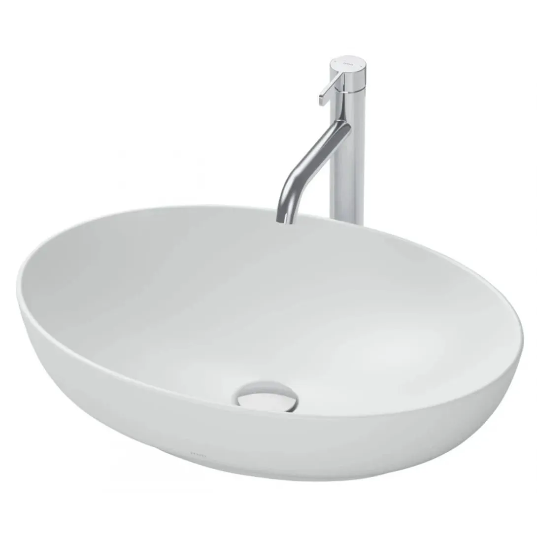 Chậu Rửa Mặt Đặt Bàn Màu Trắng Lavabo TOTO LT1705#MW