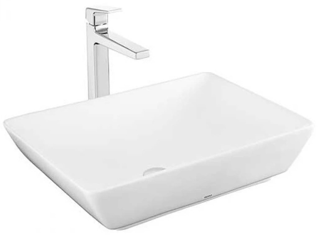 Chậu rửa mặt đặt bàn màu trắng Lavabo TOTO LT1735#XW